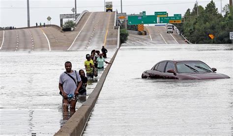 Flood Calamity Continues In Houston and Beyond; Harvey Edges Toward ...