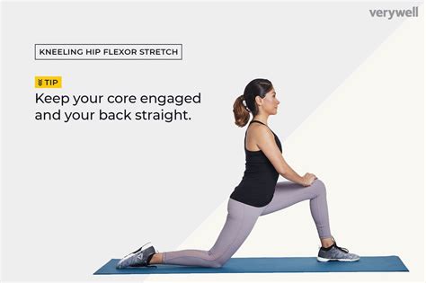 Hip Flexor Stretch Kneeling Soccer Field Exercise Development | Hot Sex Picture