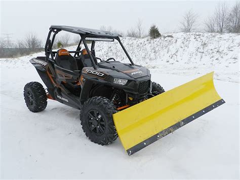 Fully Hydraulic Snow Plow Kit for the 2014 Polaris RZR XP 1000. | Wicked Bilt | Pinterest | Rzr ...