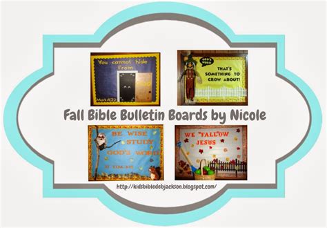 Bible Fun For Kids: Fall Bulletin Boards by Nicole