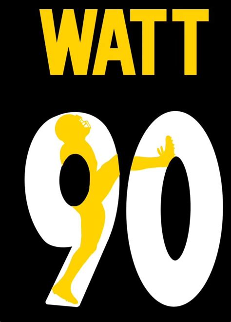 TJ Watt Sack Celebration in Jersey SVG File Digital Download Pittsburgh ...