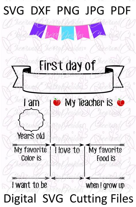 Back to school svg file First Day of School SVG Last Day of | Etsy | First day of school svg ...