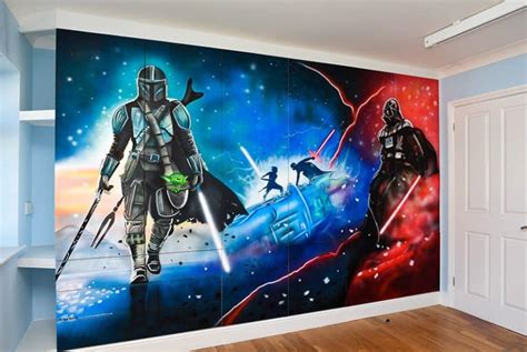 Star Wars wall Mural - Paint Prestige Murals - Muralist No1