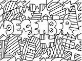 December Coloring Pages sketch template