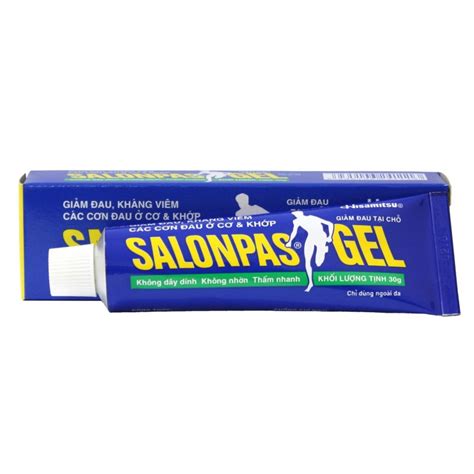 Salonpas Gel | 15GR or 30GR Tube | Salonpas Pain Relief | Best Choice