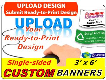 Custom 3 ft x 6 ft Banner Printing - Fast & Cheap