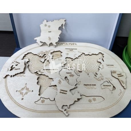 World map puzzle