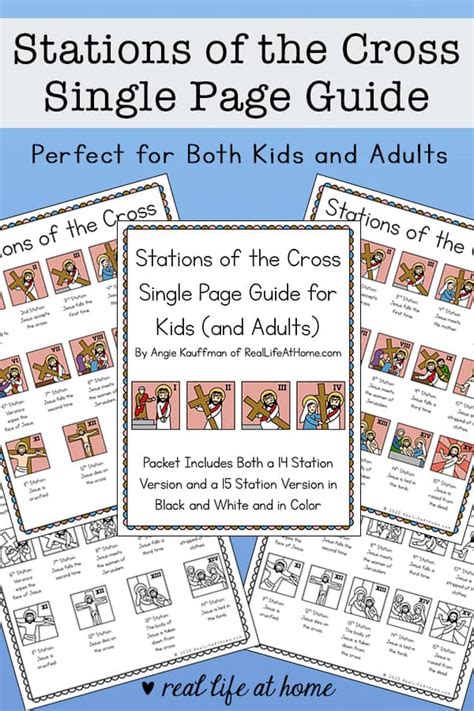 Illustrated Stations of the Cross List for Kids (and Adults)