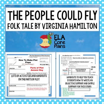 The People Could Fly Common Core Activities by ELA Core Plans | TpT