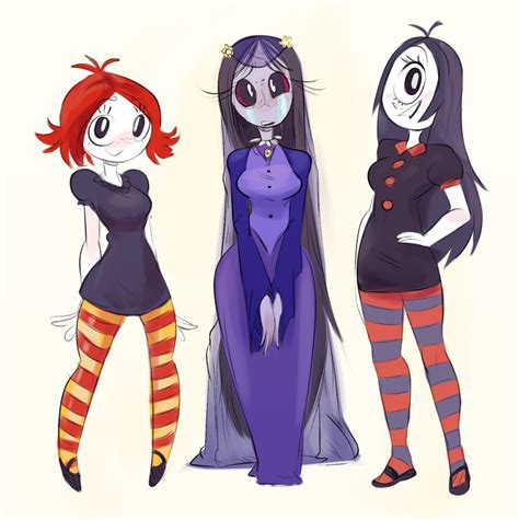 Ruby, Misery, and Iris grown up by kindahornyart | Monster Girls in ...