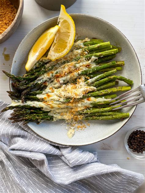 Garlic Cheese Asparagus - An Affair from the Heart