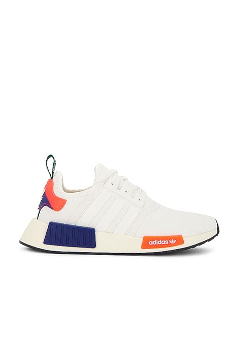 adidas Originals Nmd_r1 in Cloud White, Off White & Solar Red | REVOLVE