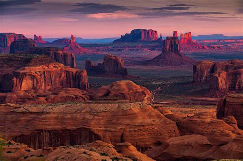 Hunts Mesa Navajo Tribal Majesty Place Near Monument Valley Arizona Usa Stock Photo - Download ...