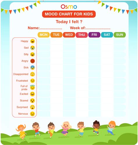 Mood Chart For Kids | Download Free Printables