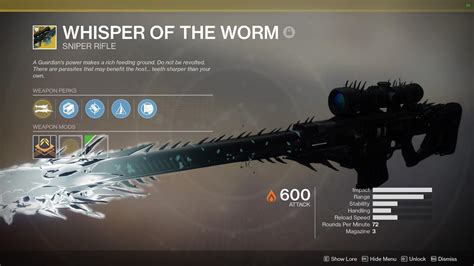 Destiny 2 Guide: How to Get Whisper of the Worm - Best Exotic Sniper