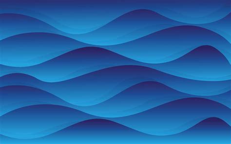 Modern blue wave line background design. Abstract blue light wave line ...