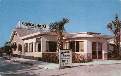 Strickland's Restaurant Mayport, FL Postcard