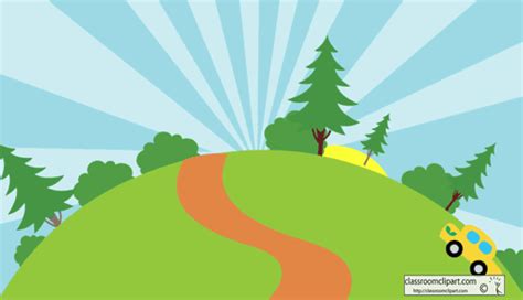 Science Clipart - environment-house-trees-car-animated-clipart-crca - Classroom Clipart