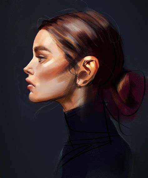 How to draw side profile of woman – Artofit