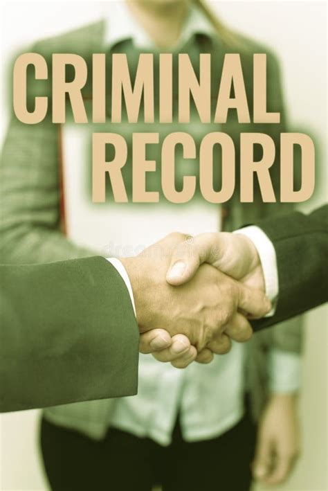 Conceptual Display Criminal Record. Business Overview Profile of a ...