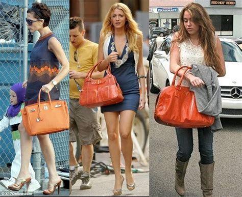 Trendy 4 Less: Trendy Tuesday: Celebrities With Their Orange Purses