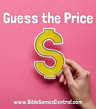 Bible Game for Adults and Youths – Guess the Price