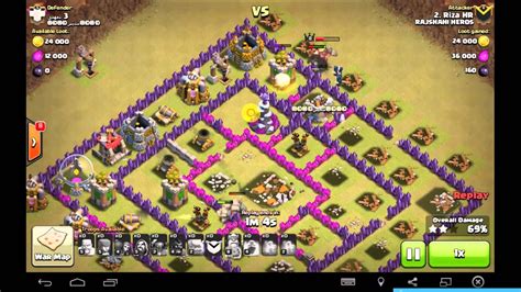 Nice PEKKA Attack - YouTube