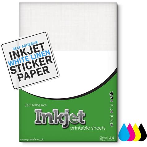 Inkjet Printable Vinyl | Labels | Stickers | From GM Crafts