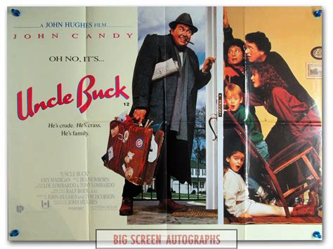 Uncle Buck quad poster | Big Screen Autographs