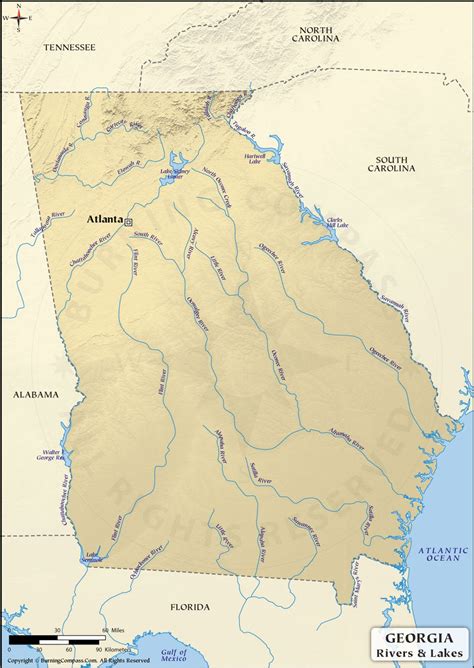 Altamaha River Map