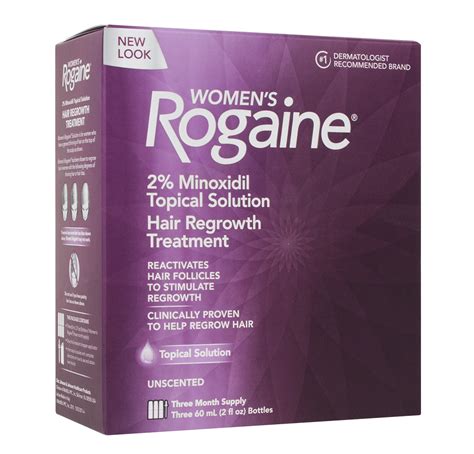 Women’s 2% Minoxidil Hair Regrowth Treatment (3 Month) - Rogaine