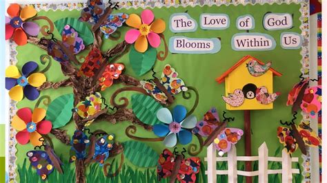 SPRING Bulletin Board , Ideas For Preschool/Classroom Decoration Ideas - YouTube