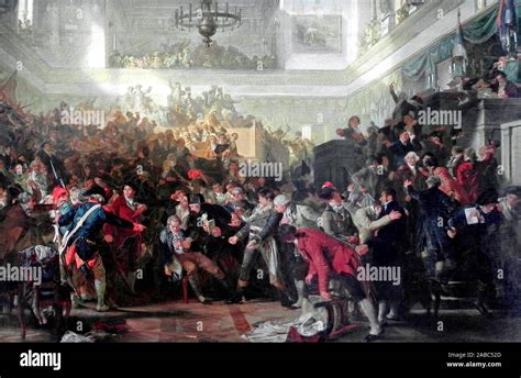 Fall of robespierre in the convention hi-res stock photography and ...