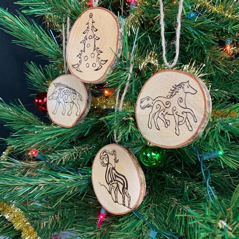 Viking Yule Ornaments Made to Order Set of 4 Sleipnir | Etsy