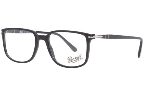 Persol Eyeglasses Frame Men's 3275V 95 Black 52-18-145 | EyeSpecs.com