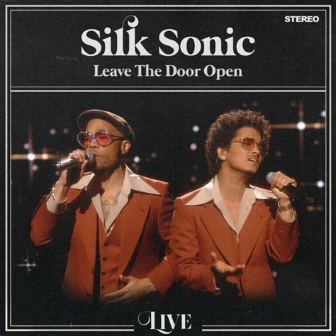 Silk Sonic Releases Live Version of 'Leave The Door Open' - Rated R&B