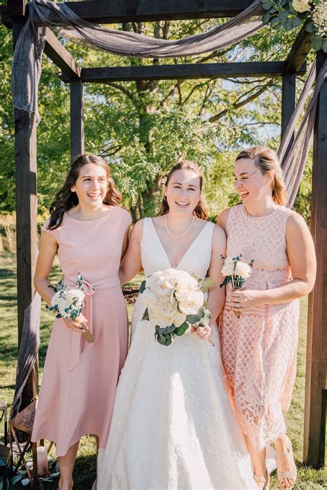 Backyard Wedding Ceremony in Canandaigua NY — Brittany Juravich Photography