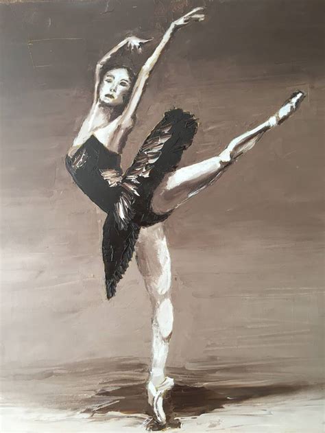 Black Swan Painting by Ian Males | Saatchi Art