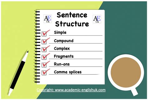 Academic Sentence Structure - Academic English UK