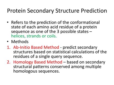 PPT - Protein Structure Prediction PowerPoint Presentation, free download - ID:930155