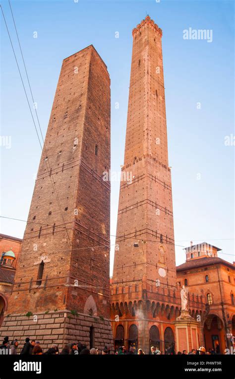 Leaning Towers Bologna Stock Photos & Leaning Towers Bologna Stock ...