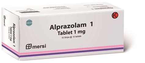 Alprazolam Medication Template