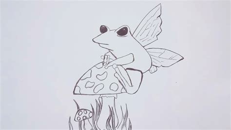 FROG WITH WINGS DRAWING TUTORIAL - YouTube