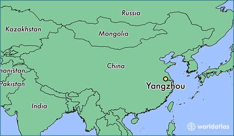 Where is Yangzhou, China? / Yangzhou, Jiangsu Map - WorldAtlas.com