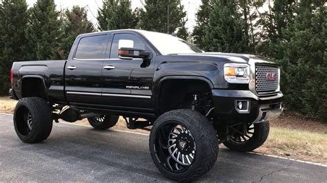 2015 GMC SIERRA 2500 DURAMAX DENALI LIFTED 12” COGNITO LIFT KIT 26X16 FORGED WHEELS MONSTER ...