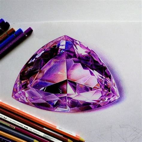 3d Drawings, Realistic Drawings, Pencil Drawings, Jewellery Sketches, Jewelry Drawing, Gems Art ...