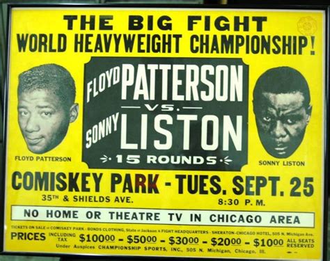 Sonny Liston vs. Floyd Patterson - Picture | eBaum's World