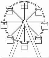 Printable Ferris Wheel Coloring Page  Free Pages sketch template