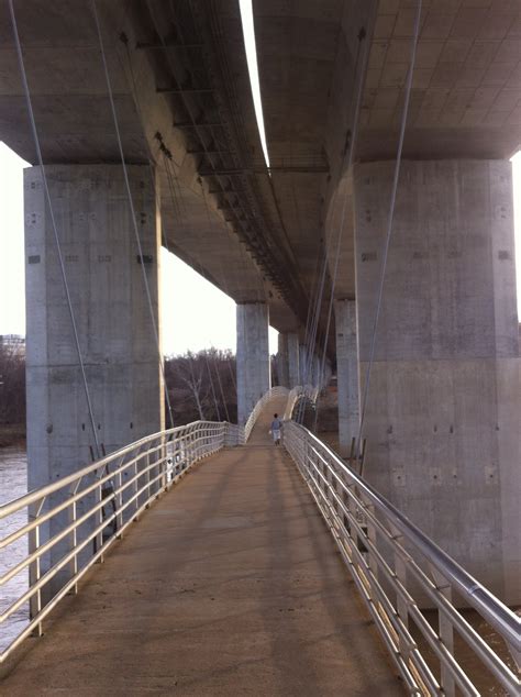 Pedestrian bridge to Belle Isle - Richmond, Virginia