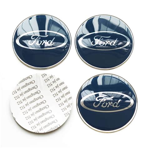 4PCS 65mm 2.56'' Auto Car Sticker Wheel Center Hub Cap Logo Aluminium ...